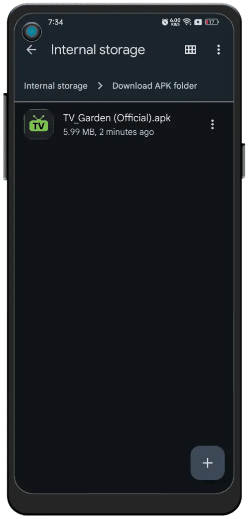 Step 3: Locate the APK file